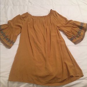 UmGee off the shoulder tunic dress